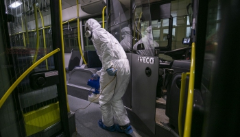 Disinfection of all means of transport -11.03.2020